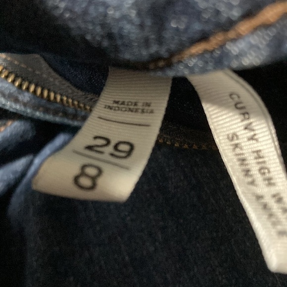Ann Taylor loft denims 8-29 curvy high waist denims - Picture 5 of 9